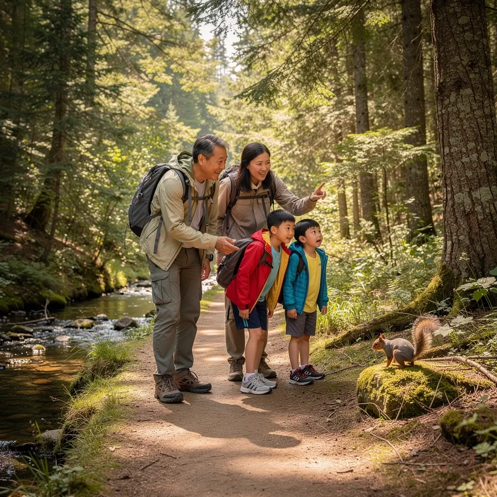 Zespół planujący podróż siedzący przy stole z mapami i notatnikami.