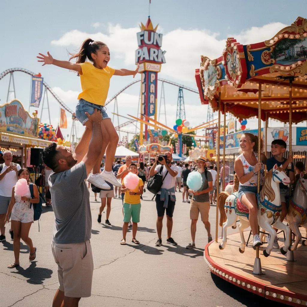 Zespół planujący elastyczne wyjazdy, omawiający opcje dostosowane do potrzeb rodzin z dziećmi.
